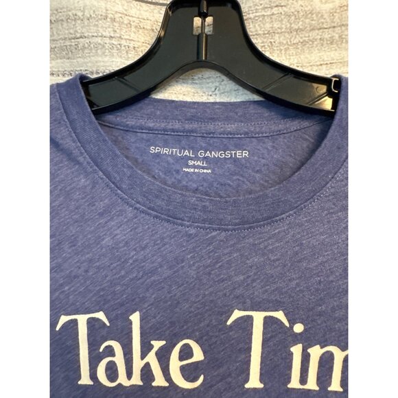 Spiritual Gangster "Take Time To Make Your Soul Happy" Tank Top Size S - Picture 2 of 3